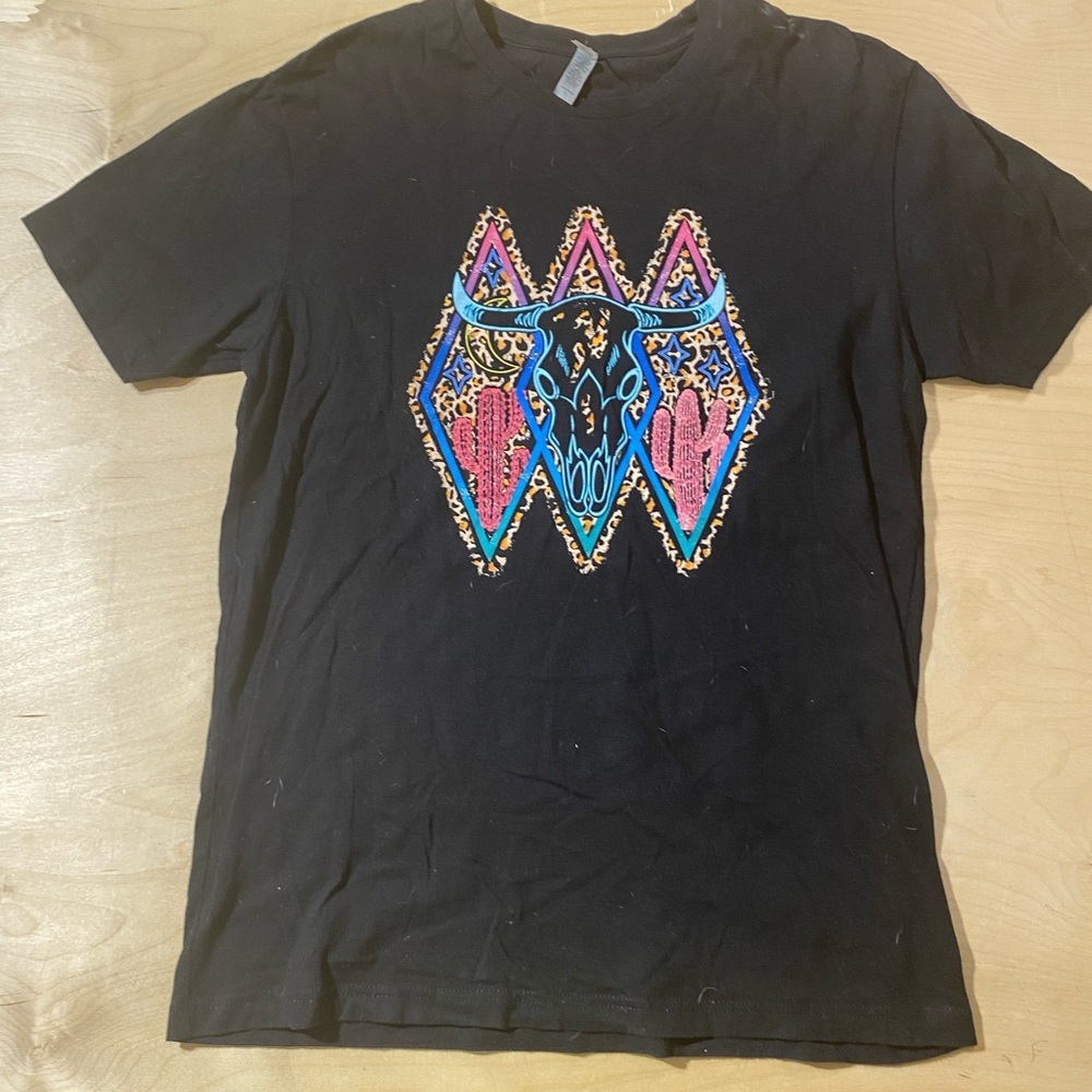 Next Level Apparel Classic Black Tee Large (OD)